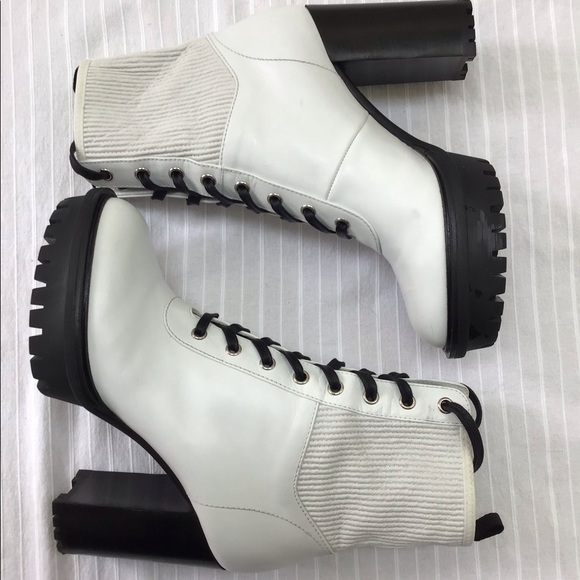 GIANVITTO ROSSI PLATFORM LACE UP BOOTS - Picture 5 of 12